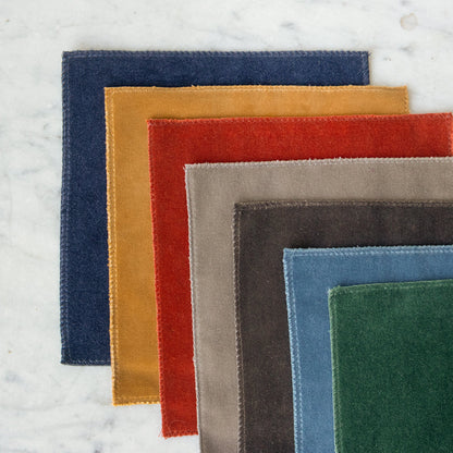 Fauteuil Bellecour | Velours Émile Bleu Mer