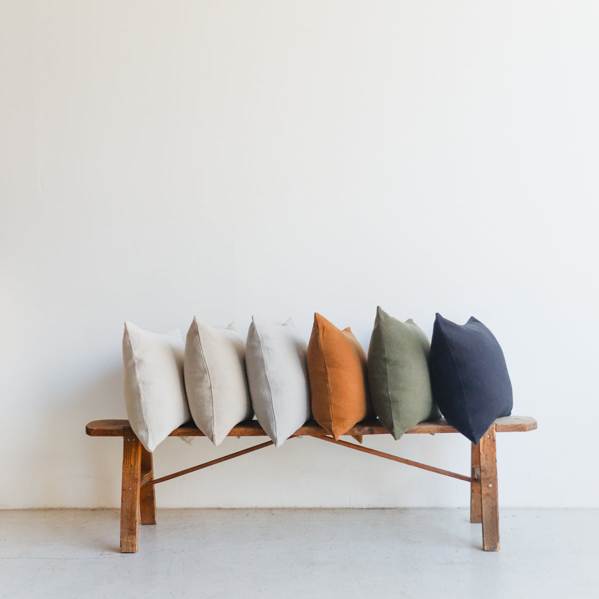 Housse de coussin en lin belge