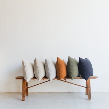 Housse de coussin en lin belge