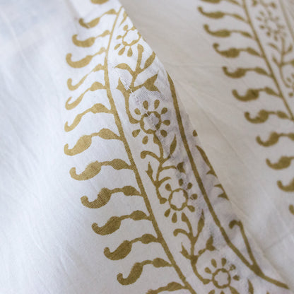 Housse de coussin à imprimé bloc | Silvie Gold 