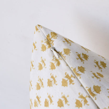 Housse de coussin imprimée à la main | Juliette Gold 