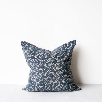 Housse de coussin en lin imprimé | Kochin
