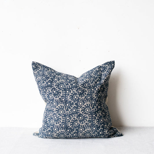 Housse de coussin en lin imprimé | Kochin