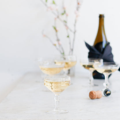 Ensemble de 4 coupes à champagne classiques