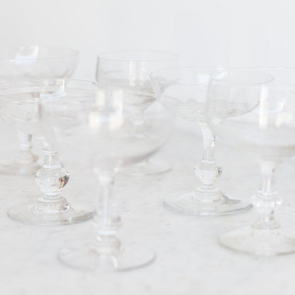 Ensemble de 4 coupes à champagne classiques