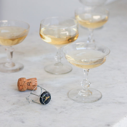Ensemble de 4 coupes à champagne classiques