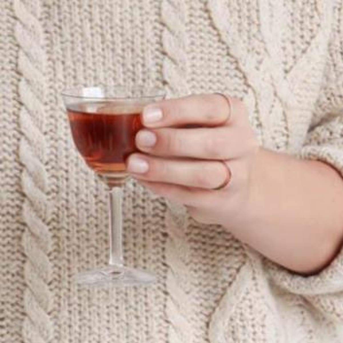 Paire de verres à apéritif vintage glamour