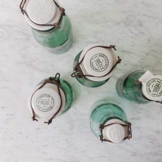 Bocal à conserves avec couvercle en porcelaine