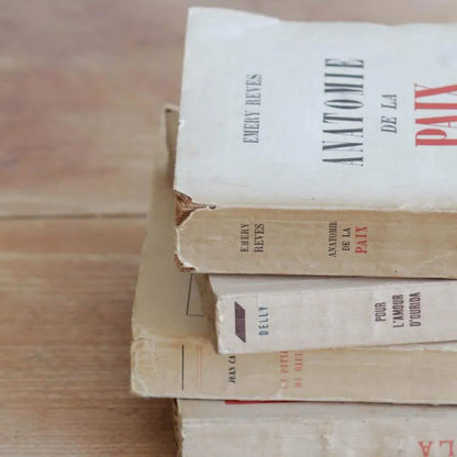 Ensemble de 4 livres français vintage
